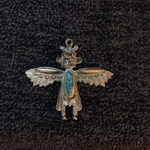 Vintage Birdman Pendant
